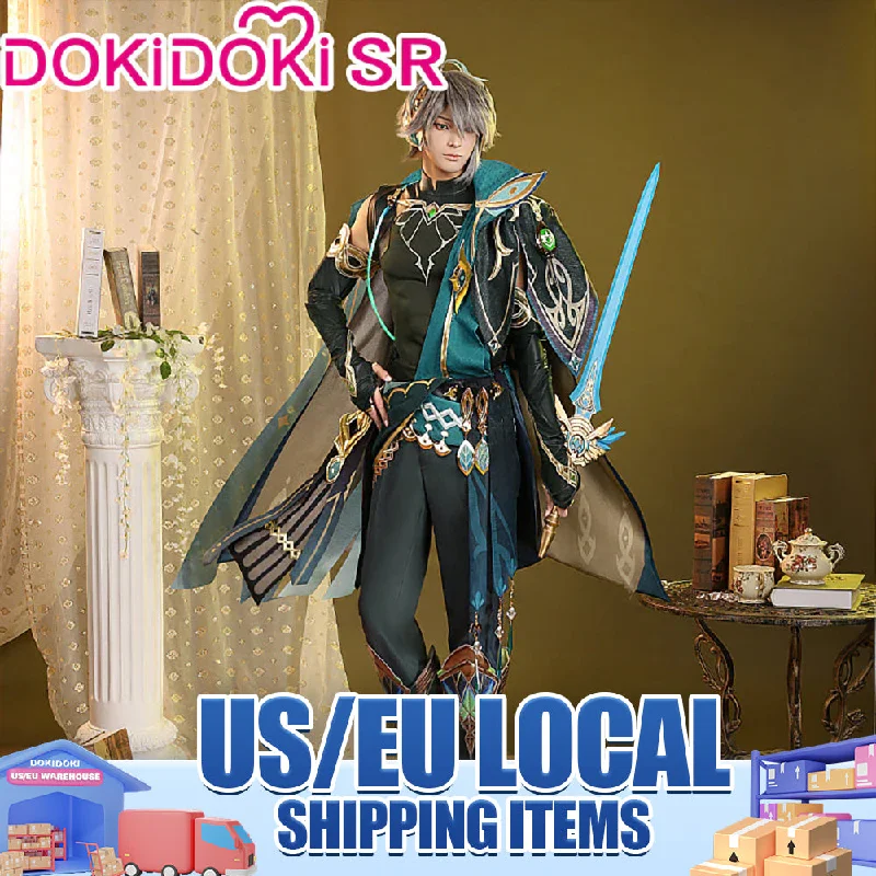 【US/EU LOCAL SHIPPING 】【Size S-3XL】DokiDoki-SR Game Genshin Impact Al Haitham Cosplay Costume Shu Sumeru Alhaitham