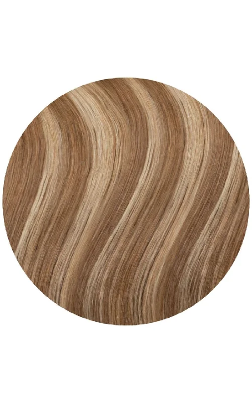 Hair Weft 20"" Toffee Swirl Highlights 8/24G