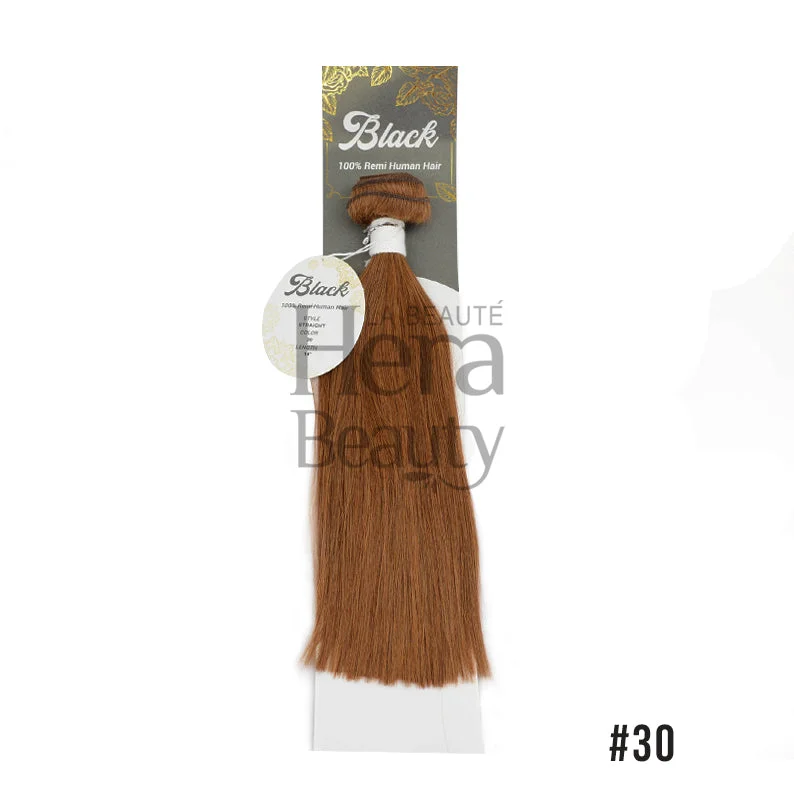 BLACK Straight 100% Human Hair Weave