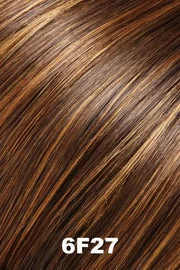 6F27 | Caramel Ribbon | Brown w/ Lt Red-Gold Blonde Highlights & Tips