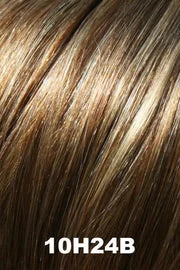 10H24B | English Toffee | Lt Brown w/ 20% Lt Gold Blonde Highlights / Average / Synthetic