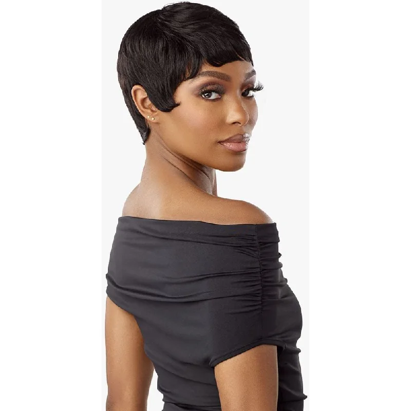 Sensationnel Empire Human Hair Salt & Pepper Full Wig - Evie